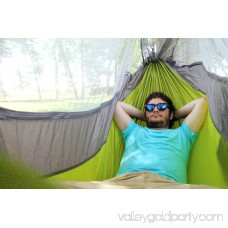 Equip 1- Person Mosquito Hammock with Hanging Kit, Blue/Green 556714758